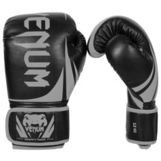 Перчатки боксерские Venum Challenger 2.0 Neo Black/Grey 16 унций