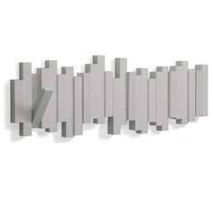 Вешалка настенная sticks серая Umbra