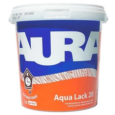 Лак Aura Aqua Lack 20 полуматовый полиакриловый бесцветный 0.9 л