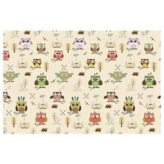 Развивающий коврик Mambobaby Soft Owl&Star Двухсторонний 190х130х1см