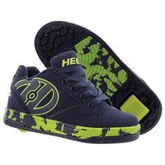 Роликовые кроссовки Heelys размер 31(13С), темно-синий/зеленый