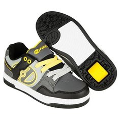 Роликовые кроссовки Heelys размер 31(13С), черный/серый/желтый
