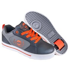 Роликовые кроссовки Heelys размер 33(2), серый/оранжевый