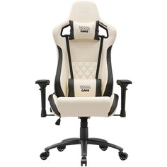 Компьютерное кресло VMM GAMING Maroon игровое, обивка: искусственная кожа, цвет: молочно-бежевый