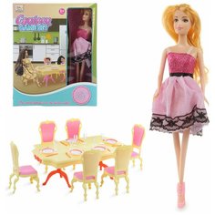 Набор VELD CO 115905 с куклами "Ужин"