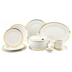 Столовый сервиз на 6 персон 25 предметов Leander "Сабина /Золотая отводка" / 159007