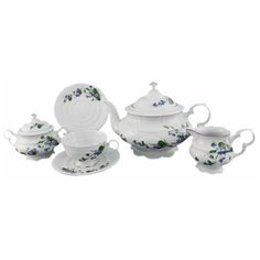 Чайный сервиз на 6 персон 15 предметов Leander "Соната /Фиалки" / 158466