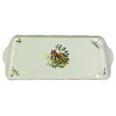 Поднос 36 см прямоугольный Leander "Мэри-Энн /Охота" / 157895
