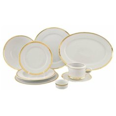 Столовый сервиз на 6 персон 24 предмета (без супника) Leander "Сабина /Золотая отводка" / 159006
