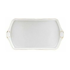 Поднос 28 см прямоугольный Leander "Соната /Отводка золото" / 158239