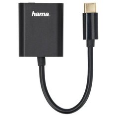 Разветвитель USB 2.0 Hama 00135748 1 порт, черный