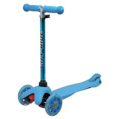 Самокат детский трехколесный ТМ City-Ride, дека: PP+нейлон, колеса PU 110/76, руль алюминиевый телескопический анодированный, цвет синий