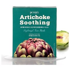 Гидрогелевая маска с артишоком PETITFEE Artichoke Soothing Hydrogel Face Mask, 5 шт