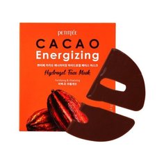 Гидрогелевая маска для лица с какао Petitfee Cacao Energizing Hydrogel Face Mask, 5 шт
