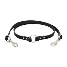 Поводок-сворка для собак ZOOEXPRESS 1сл 14мм 60см черный