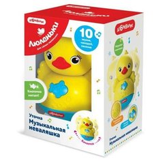 Неваляшка уточка (Люленьки) Желто-голубая Азбукварик