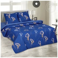 Постельное белье евро поплин Каллы АртДизайн