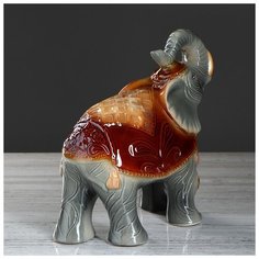 Сувенир "Слон инди" 25 см Керамика ручной работы