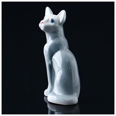 Статуэтка фарфоровая «Кошка Тайка»,10 см, микс Чайник