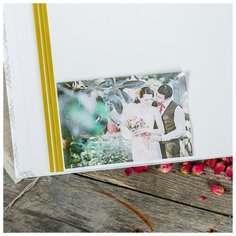 Фотоальбом магнитный 30 листов "Свадебный альбом-1" 31,5x32,5 см Platinum