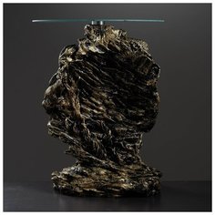 Подставка - стол "Лев голова" бронза 70см ПОЛИСТОУН Хорошие сувениры