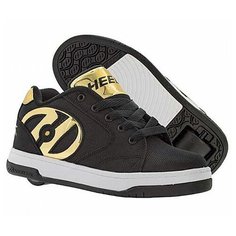 Роликовые кроссовки Heelys размер 31(13С), коричневый/золотой