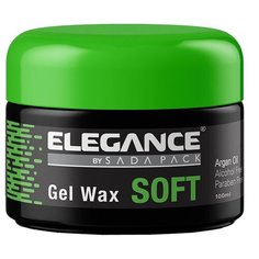Elegance гель-воск для волос мягкой фиксации Soft Gel Wax с маслом арганы, слабая фиксация, 100 мл