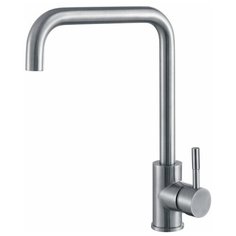 HAIBA Смеситель для кухни (мойки) поворотный с высоким изливом, нержавеющая сталь