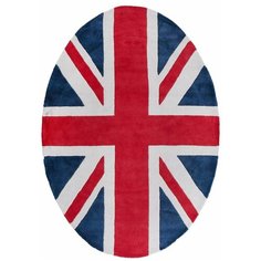 Ковер коллекции «Happy Day» 8S5-AQ-BLU-RED(Oval) 170 х 240 см 55998 . Kover.Ru