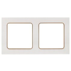 Рамка 2п EKFEYM-G-303-10, белый