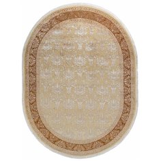 Ковер коллекции «King Of Agra» NO54-CRE-GLD14976(Oval) 70 х 137 см 40519 . Kover.Ru