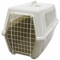 Переноска для животных пластиковая ROSEWOOD "Vision Classic", бежевая, 58х38х41cм (Великобритания)