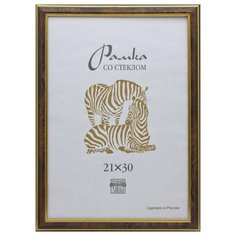 Рамка пластиковая А4 (коричневый)301 Зебра