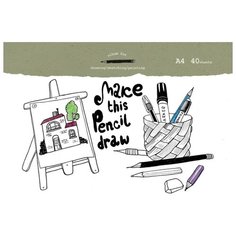 Альбом для рисования №1 School А4 Draw (40 листов)