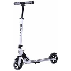 Детский городской самокат Plank Rio 145, белый/черный