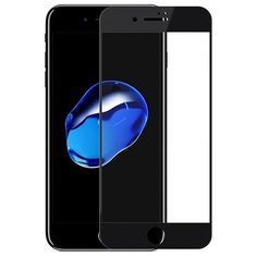 Защитное стекло Perfeo 2.5D для iPhone 7+/8+ (черная рамка)