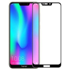 Защитное стекло Perfeo 9D для Huawei Honor 8C (черная рамка)