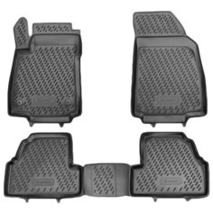 Комплект ковриков салона ELEMENT CAROPL00029h для Opel Mokka 4 шт. черный
