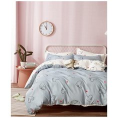 Комплект постельного белья , поплин "Всё себе"; Джемсвит; Размер:1.5 наволочки 50 х 70