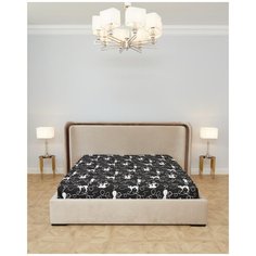 Простыня обычная, бязь "Всё себе"; Коты; Размер: 1.5