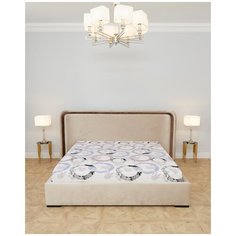 Простыня обычная, Поплин; "Всё себе"; Кривизна; Размер: 1.5