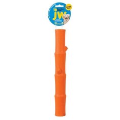 J.W. Игрушка для собак - Бамбуковая палочка, каучук, большая Lucky Bamboo Stick Large Цвет:Оранжевый, Желтый, Зеленый JW