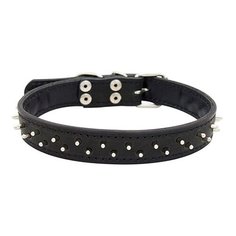 Ошейник для собак ZOOEXPRESS Ёж 2сл 26мм 50см черный