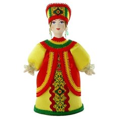 Кукла коллекционная Потешного промысла девушка в праздничном костюме. Потешный промысел