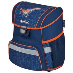 Ранец школьный Herlitz Loop Dinomania, Динозавр, синий