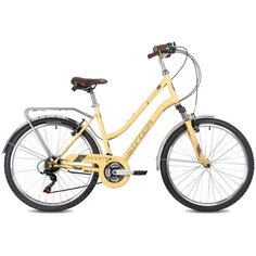 Женский велосипед STINGER Victoria 26" (2021)(19 / бежевый/19)