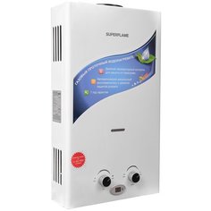 Проточный газовый водонагреватель Superflame SF0120, белый