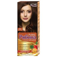 Acme-Color Avena Рябина стойкая крем-краска для волос , 042 каштановый