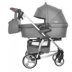Универсальная коляска CARRELLO Vista CRL-6501 (2 в 1), shark grey