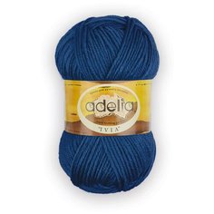 Пряжа Adelia "IVIA" 100% акрил №451 т.синий - 4 мотка по 62.5 г